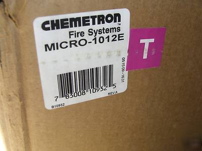 Chemetron micro-1012E fire alarm agent control panel ne