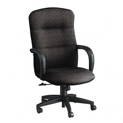 Allure executive high-back tilt chair raven fabric