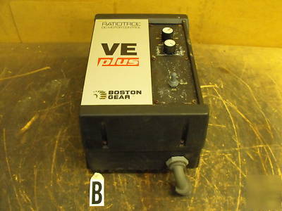 Boston gear ratiotrol dc motor control ve plus m# VES3 