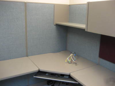 Cubicles haworth office cubicles 10 tot. used dallas tx