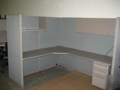 Cubicles haworth office cubicles 10 tot. used dallas tx