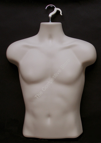 Flesh male mannequin torso form manikin manequin