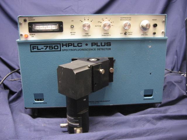 Mcpherson model fl-750BX/hsa hplc fluorescence detector