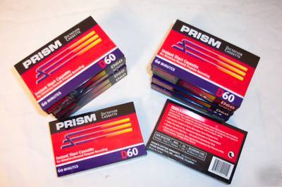 Prism dictation cassette D60 60 minutes 10 pack