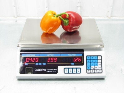 Cuisinpro 60LB 30KG digital price food computing scale