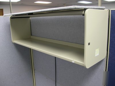 Herman miller office cubicle wall panel 4 ft shelf used