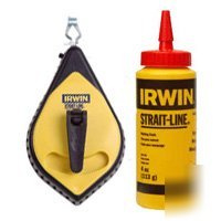 Irwin industrial tool #64495 100 red chalkreel combo