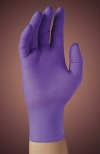 Kimberly clark microgrip purple nitrile poly: 40101-350
