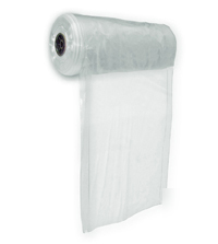 500 - 15X9X24 1.5 mil clear gusseted poly bags on roll