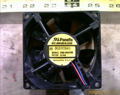 C48 rotary fan,panasonic fbm-08A12M 12VDC 160MA no end