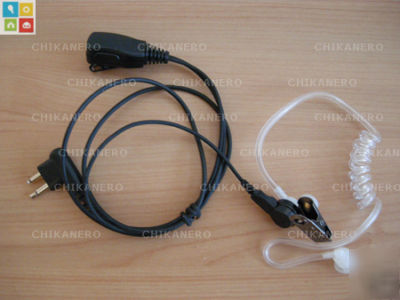 Covert earpiece headset for motorola radio [2PIN]