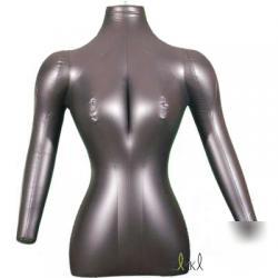 Female mannequin torso + arms inflatable form display