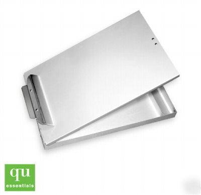 Heavy-duty aluminum clipboard with form holder