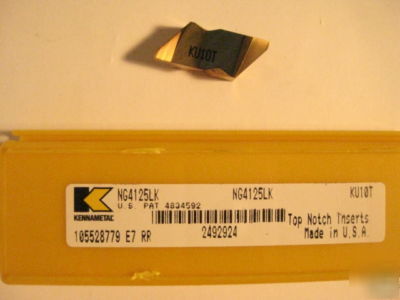 Kennametal NG4125LK carbide inserts QTY5 (P46)