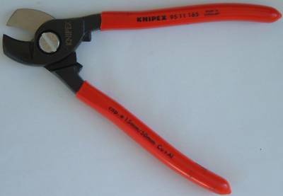 Knipex 95 11 165 copper aluminum cable shears (germany)