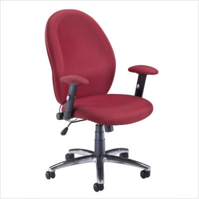 Ofm ergonomic management chair fabric color: black