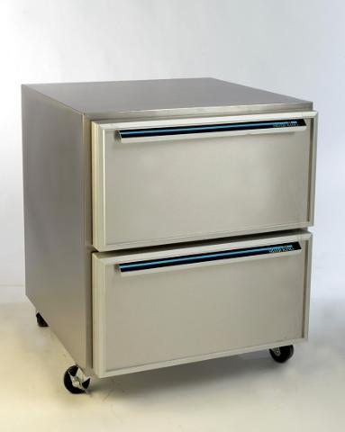 Silver king 2-drawer refrigerator, 27