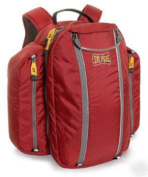 Statpacks load n' go emt ems trauma bag back pack red