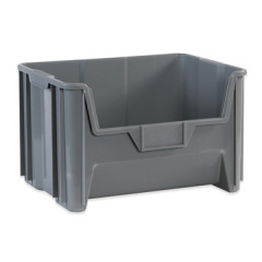 Shoplet select gray giant stackable bins 15 14 x 19 78