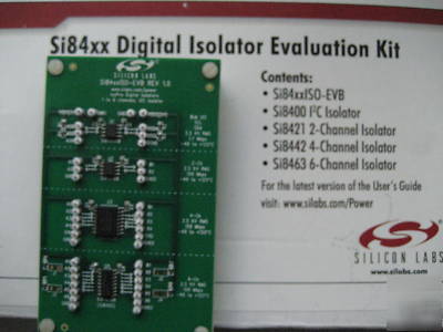 Silicon labs SI84XX digital isolator evaluation kit