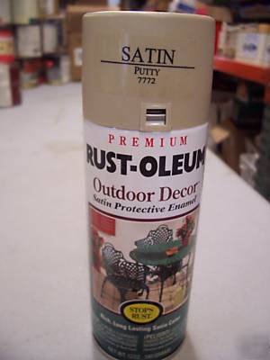 15 cans putty satin 7772 rustoleum spray paint enamel