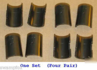 4 pr (1 set) split sleeves for metro type wire shelving