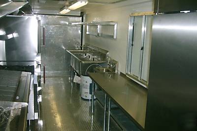 8'X28' mobile kitchen - large volume 