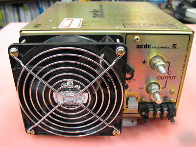 Acdc electronics 5V 200A power supply JF101A- w/manual