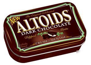 Altoids chocolate dipped crem de menthe, 12X1.76Z