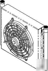 Hydraulic heat exchanger cooler 12VDC fan db-00341DC