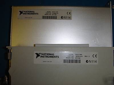 National instruments scxi-100 w/scxi-1324 , 1326 , 1300