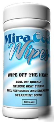 New miracool wipes and sealed 40 count