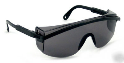 New uvex astrospec 3000 black sunglasses safety glasses 