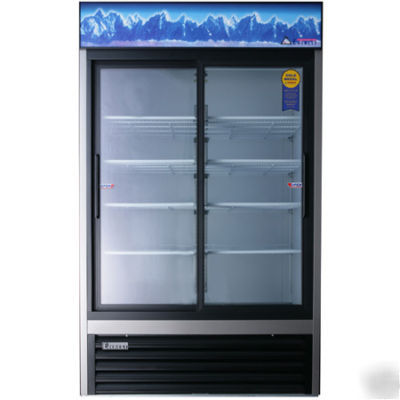 Everest glass door merchandiser refrigerator - EMGR33
