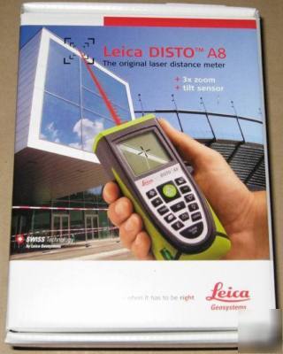 Leica disto A8 handheld laser distance meter measurer