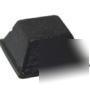 Self adhisive rubber feet square black ( 100 ) 