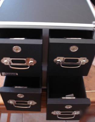 Vaultz 4 drawer locking cd storage cabinet VZ01049 