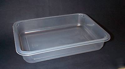 392 x #571 1100CC plastic heat sealable food container