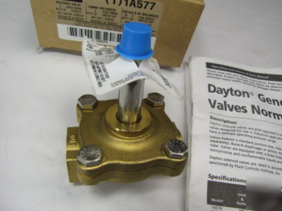 Dayton solenoid valve body 1A577 2 way brass
