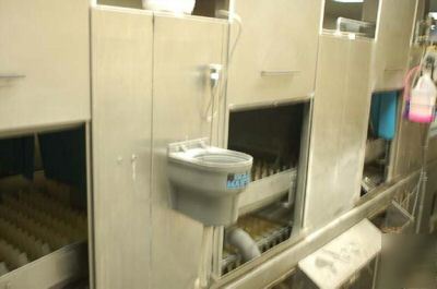 Hobart dishwasher series FT300 pre-rinse,wash,rinse,air