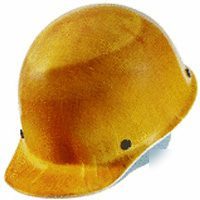 Msa safety works hard hat w/skullgaurd cap tan 00337