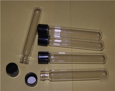 New 150MM x 20MM pyrex test tubes with screwcap PK3 