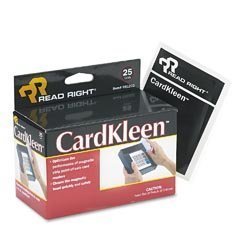 New read right cardkleen 25PK RR1222 cleaning cards