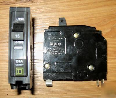 Square d qo single pole 15A 15 amp breaker QO115 