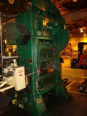 60 ton minster strghtside double crank press vari-speed