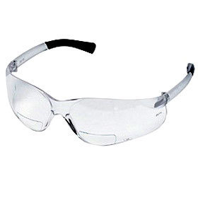 Crews bearkat magnifier +2 clear lens safety glasses 