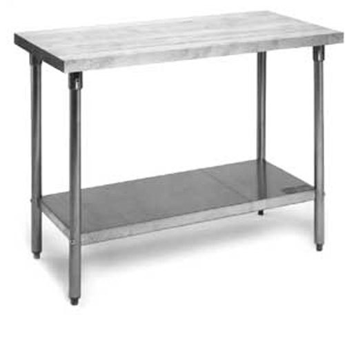 Eagle MT3096S bakers table, maple wood top, stainless s