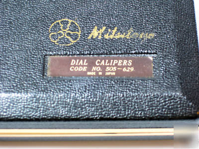 Mitutoyo dial calipers no. 505 - 629 over 50 years old