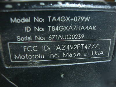 Motorola spectra vhf 110W drawer unit T84GXA7HA4AK 03