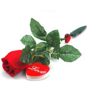 New valentine voice message recorder playback silk rose